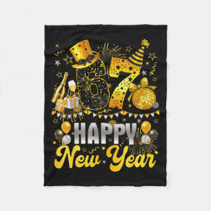 Funny Meme 67 Happy New Year 2026 Six Seven Family Fleece Blanket