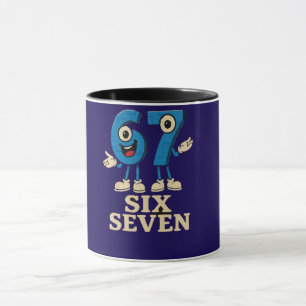 funny meme 6 7 mug