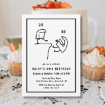 Funny Meme Humour Simple Black White 39th Birthday Invitation<br><div class="desc">Funny Meme Humour Simple Black White 39th Birthday Add a touch of humour to your 39th Birthday celebration with our 'Funny Meme Humour Simple Black White' themed invitation! Dive into a fun-filled event inspired by popular memes in a sleek black and white design. Customize your invite now and let the...</div>