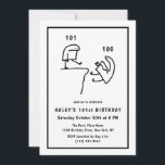 Funny Meme Humour Simple White 101st Birthday  Invitation<br><div class="desc">Funny Meme Humour Simple Black White 101st Birthday Add a touch of humour to your 101st Birthday celebration with our 'Funny Meme Humour Simple Black White' themed invitation! Dive into a fun-filled event inspired by popular memes in a sleek black and white design. Customize your invite now and let the...</div>