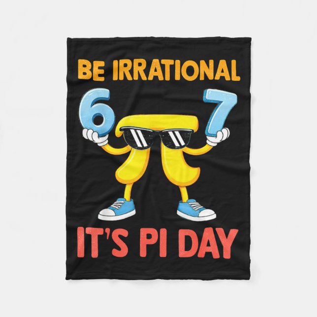 Funny meme six seven 67 day math science be fleece blanket (Front)