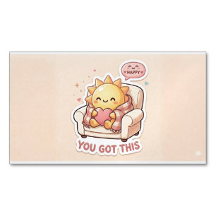 Funny Meme Stickers – Hilarious Laptop & Water Bot Magnetic Business Card
