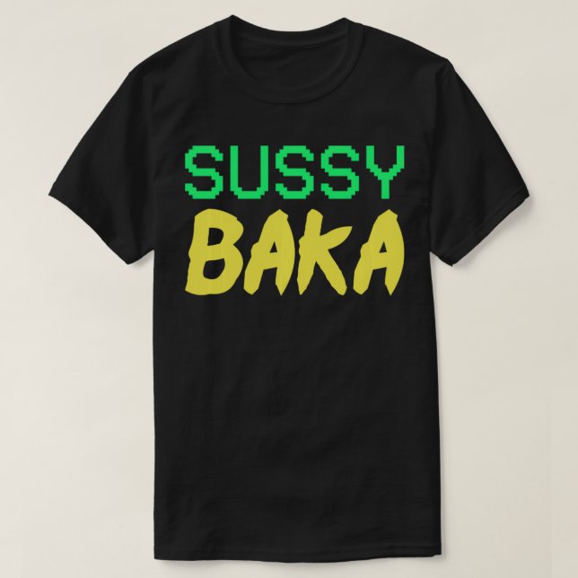 Funny Meme Sussy Baka Pullover  (Design Front)