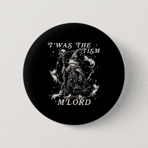 Funny Meme Twas The Tism M Lord Autism Frog Graphi 2 Inch Round Button