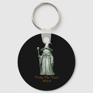 Funny Meme Twas The Tism M Lord Frog Wizard Autism Keychain