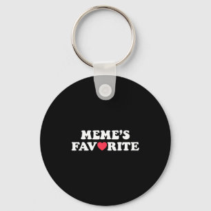 Funny Meme's Favorite Son Daughter I'm Meme's Favo Keychain