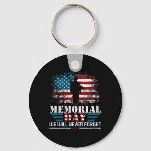 Funny Memorial Day  Keychain