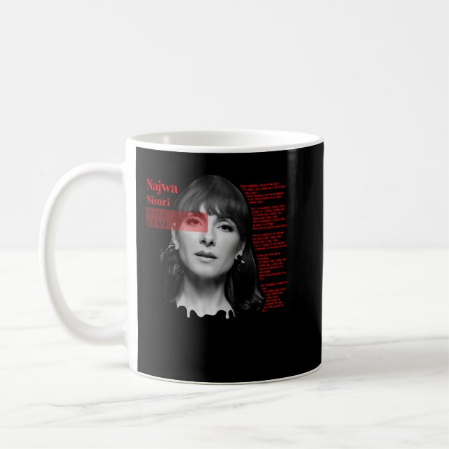Funny Men Sing With Najwa Nimri Coffee Mug (Left)