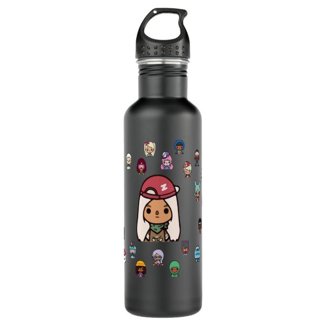 Funny Men Toca Child Boca Friendly Gift Music Fans 710 Ml Water Bottle (Front)