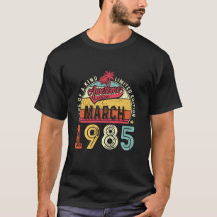 Funny Men Women 40 Years Old Gift Awesome Since Ma T-Shirt