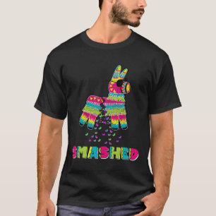 Funny Men Women Smashed Funny Cico De Mayo Costume T-Shirt