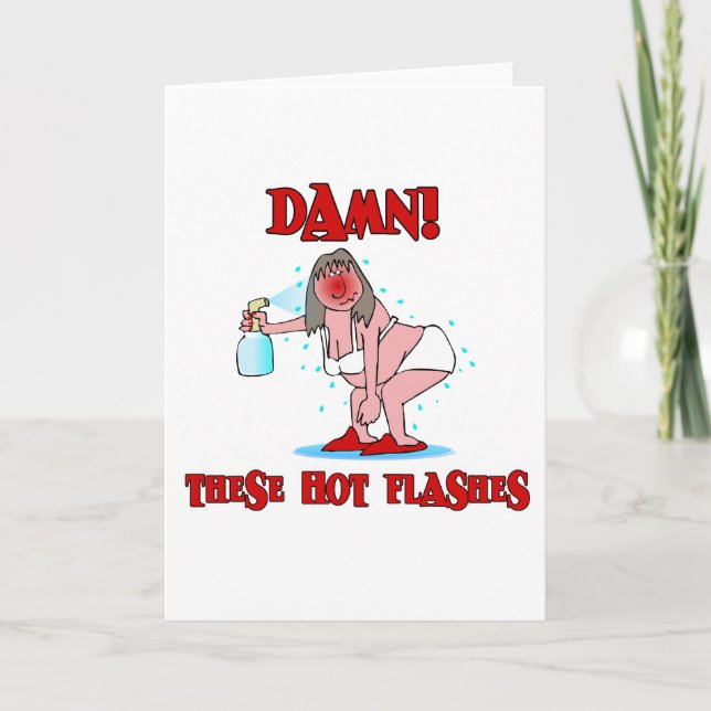 Funny Menopause Card (Front)