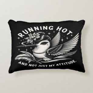 Funny Menopause Hot Flash Accent Pillow