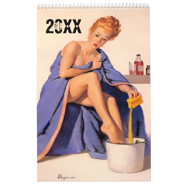 FUNNY men's Calendar. editable to 2016 Calendar (Cover)