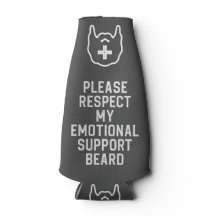 Funny Men's Emotional Support Beard Joke Gift