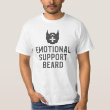Funny Men's Emotional Support Beard Joke Gift