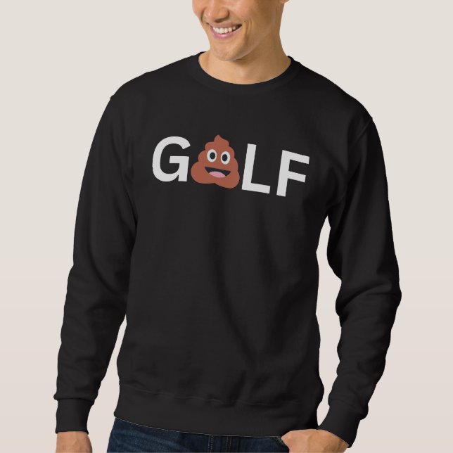 Funny Men's Golf Sweatshirt (Front)