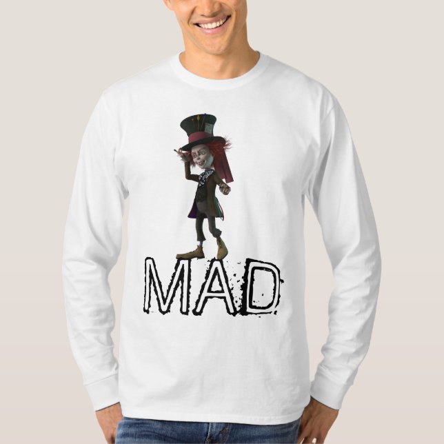 FUNNY MEN'S MAD CRAZY T-Shirts (Front)