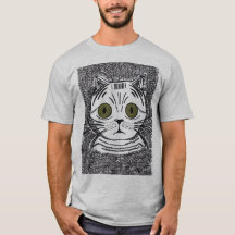 Funny men's T-shirt with a picture