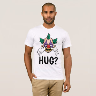 Funny Men's T-shirts, Scary Clown Hug T-Shirt