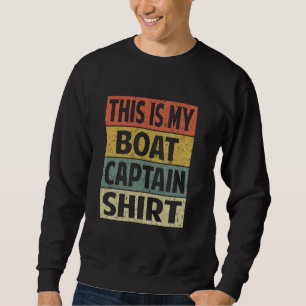 Funny Mens This is My Boat Captain Shirt Ocean Boa