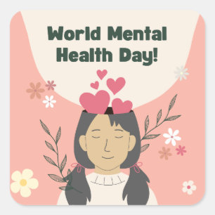 Funny Mental Health Sticker you are enough