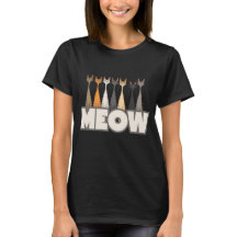 Funny Meow Peeking Cats Crew | Cat Humour Graphic