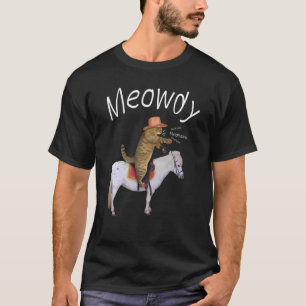 Funny Meowdy Texas Cat Meme Vintage T-Shirt
