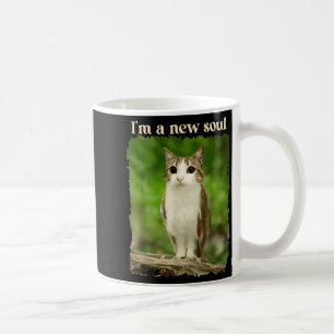 Funny Meowl Meme, Cat Owl Meme Brainrot Gen Alpha Coffee Mug