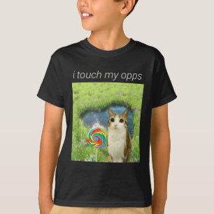 Funny Meowl Meme, Cat Owl Meme Brainrot Gen Alpha  T-Shirt