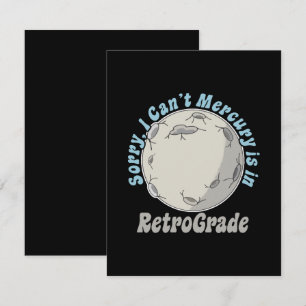 Funny Mercury Retrograde Enclosure Card