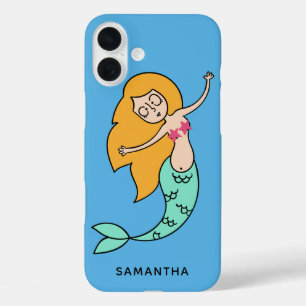 Funny Mermaid custom name & colour phone cases