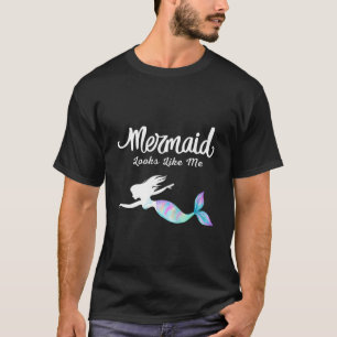 Funny Mermaid Squad Cute Rainbow Tail Gifts For He T-Shirt