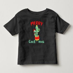 FUNNY MERRY CACTMAS - CACTUS CHRISTMAS FUN TODDLER T-SHIRT