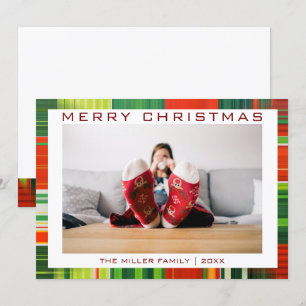 Funny Merry Christmas Custom Photo Holiday Card