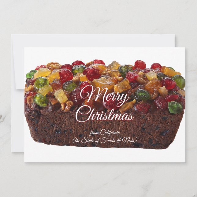 Funny Merry Christmas from California Holiday Card (Front)