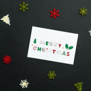 Funny Merry Christmas Holiday Postcard