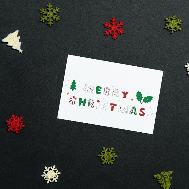 Funny Merry Christmas Holiday Postcard (Creator Uploaded)