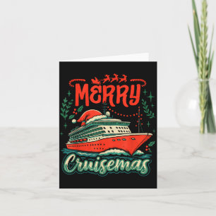 Funny Merry Cruisemas Holiday Cruise Vacation Card