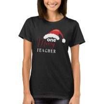 Funny Merry Teacher Christmas T-Shirt