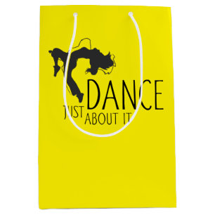 Funny Message - Just Dance About It 1 Medium Gift Bag