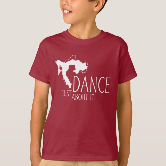 Funny Message - Just Dance About It 2 T-Shirt (Front)
