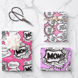 Funny message   Mother's Day Wrapping Paper