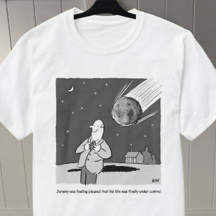 Funny Meteor Hitting Earth Disaster T-Shirt