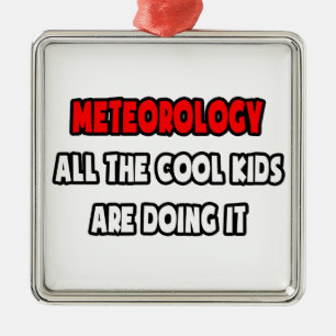 Funny Meteorologist Shirts and Gifts Metal Ornament