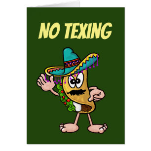 Funny Mexicaine Taco Anniversaire ou carte Cinco d