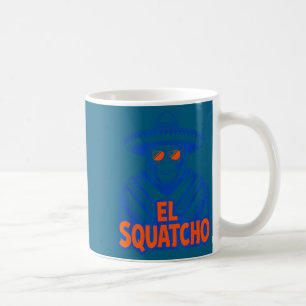 Funny mexican bigfoot sasquatch design with el coffee mug