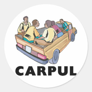 Funny Mexican Carpul Classic Round Sticker