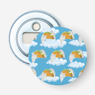 Funny Mexican Food Taco Lover Food Humour Emojis Bottle Opener
