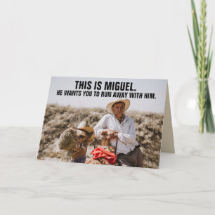 FUNNY MEXICAN GUY GIANT BIRTHDAY GREETING CARD